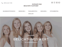 Tablet Screenshot of belichtungswert.de